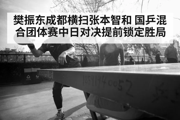 樊振东成都横扫张本智和 国乒混合团体赛中日对决提前锁定胜局